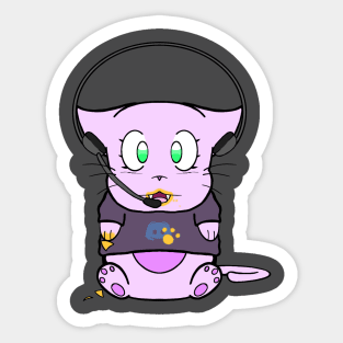 Cat Admin Sticker